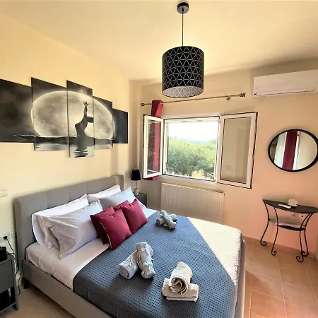Lägenhet Ivy House Modern Life Near Corfu Town Kontokali